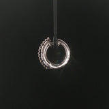 14k White Gold and 0.50cttw Diamond Hoop Earrings