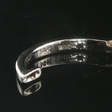 14k White Gold and 0.50cttw Diamond Hoop Earrings