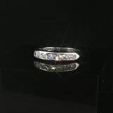 Platinum and 0.50cttw Diamond Vintage Band Ring Size 5.5