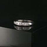 Platinum and 0.50cttw Diamond Vintage Band Ring Size 5.5