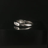 Platinum and 0.50cttw Diamond Vintage Band Ring Size 5.5