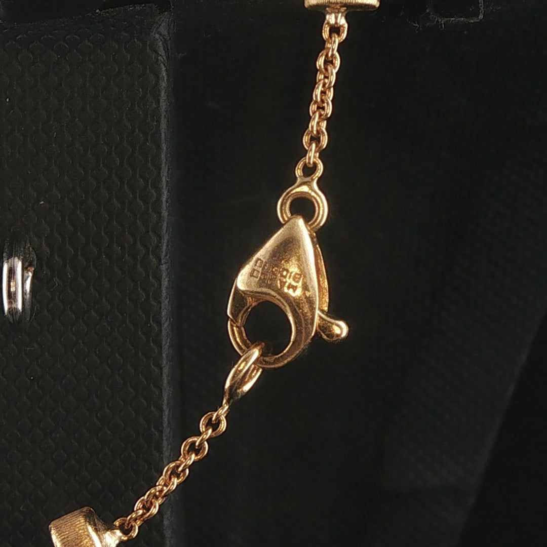 Marco Bicego Paradise 18k Yellow Gold and Multi Gemstone Station Necklace 16"