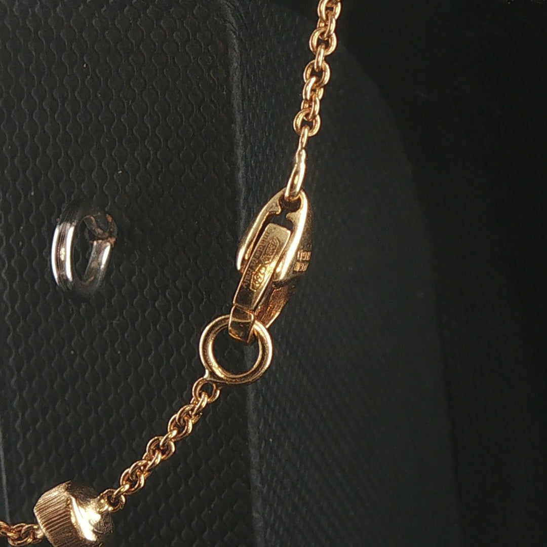 Marco Bicego Paradise 18k Yellow Gold and Multi Gemstone Station Necklace 16"