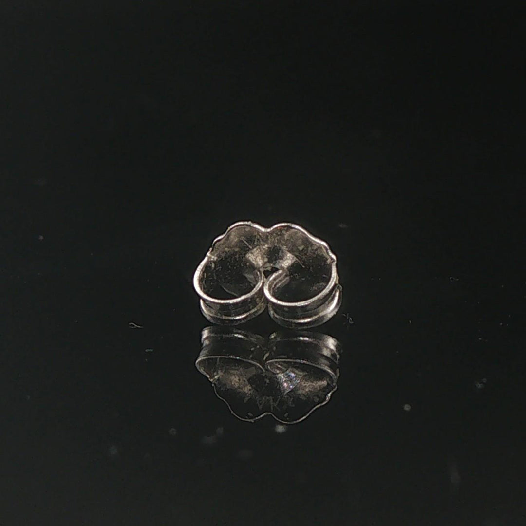 14k White Gold and 0.75cttw Diamond Cluster Stud Earrings