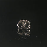 14k White Gold and 0.75cttw Diamond Cluster Stud Earrings