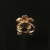 Denny Wong 14k Yellow Gold and Diamond Plumeria Floral Ring Size 6.5