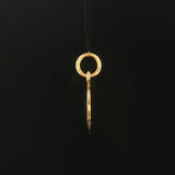 18k Yellow Gold Enamel and Diamond Lucky Star Vintage Charm