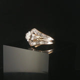 14k Yellow Gold and 1cttw Diamond Vintage Ladies Ring Size 7.25
