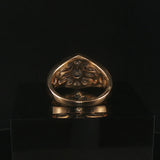 14k Yellow Gold and 1cttw Diamond Vintage Ladies Ring Size 7.25
