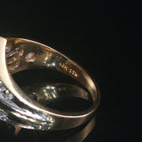 14k Yellow Gold and 1cttw Diamond Vintage Ladies Ring Size 7.25