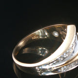 14k Yellow Gold and 1cttw Diamond Vintage Ladies Ring Size 7.25