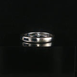 EFFY 18k White Gold Sapphire and Diamond Band Ring Size 7