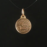 Franklin Mint 14k Yellow Gold Vintage Love In November Charm Pendant