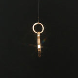 Franklin Mint 14k Yellow Gold Vintage Love In November Charm Pendant