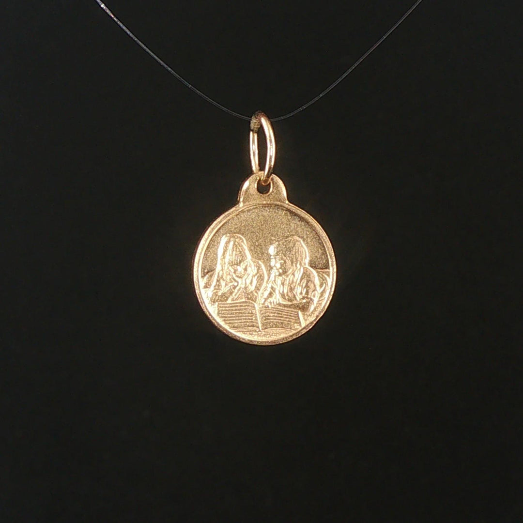 Franklin Mint 14k Yellow Gold Vintage Love In November Charm Pendant