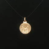 Franklin Mint 14k Yellow Gold Vintage Love In April Charm Pendant