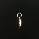 14k Yellow Gold 5.3g Solid Heavy Vintage Coffee Bean Charm Pendant