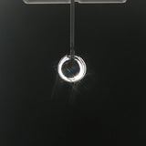 10k White Gold and 0.30cttw Diamond Hoop Earrings