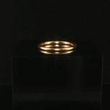 Jabel 18k Yellow Gold 2g Solid Thin 1.5mm Ladies Band Ring Size 5.75