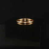 Jabel 18k Yellow Gold 2g Solid Thin 1.5mm Ladies Band Ring Size 5.75