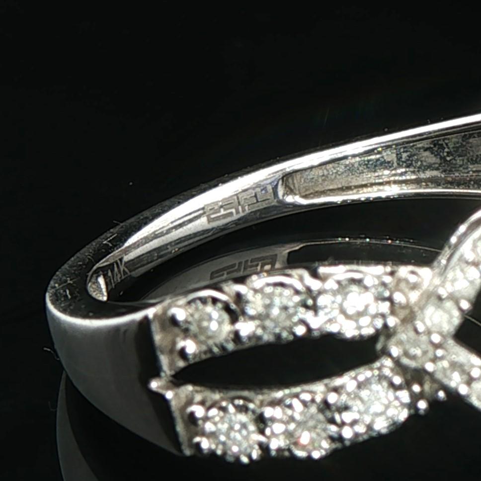 Effy 14k White Gold 1.5ct Tanzanite and 0.75cttw Diamond Halo Ring Size 7