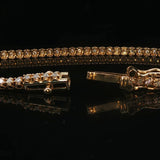 14k Yellow Gold and 1cttw Natural Diamond Tennis Bracelet 6.5"