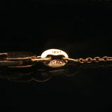 Roberto Coin 18k Yellow Gold and Diamonds Flamingo Pendant Necklace Italy 17"