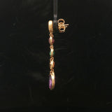 Marco Bicego Paradise 18k Yellow Gold and Multi Gemstone Drop Dangle Earrings