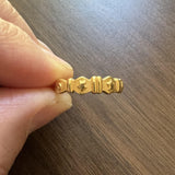 22k Yellow Gold 3.6g Solid Ladies Band Ring Size 6