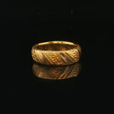 24k Pure Yellow Gold 7.5g Solid Heavy 5.5mm Band Ring Size 4.5