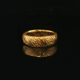 24k Pure Yellow Gold 7.5g Solid Heavy 5.5mm Band Ring Size 4.5