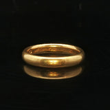 Tiffany & Co. Antique 22k Yellow Gold 5.2g Solid 3.5mm Band Ring Size 5.75