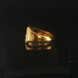 24k Pure Yellow Gold 6.9g Solid Good Fortune Success Wrap Ring Size 6.5