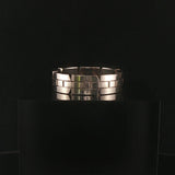 Cartier 18k White Gold Tank Francaise 6mm Band Ring Size 59 (8.75)