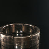 Cartier 18k White Gold Tank Francaise 6mm Band Ring Size 59 (8.75)