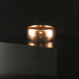 14k Yellow Gold 5.7g Solid Vintage 8mm Cigar Band Ring Size 5.25