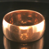 14k Yellow Gold 5.7g Solid Vintage 8mm Cigar Band Ring Size 5.25