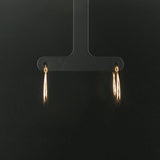 18k Yellow Gold 1.8g Light Polished Hoop Earrings