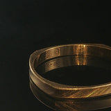 18k Yellow Gold 2.5g Solid Squared Vintage Band Ring Size 10