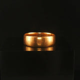 18k Yellow Gold 3.9g Vintage Solid 5.5mm Band Ring Size 7.5