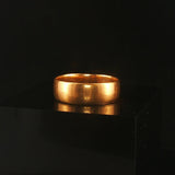 18k Yellow Gold 3.9g Vintage Solid 5.5mm Band Ring Size 7.5