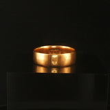 18k Yellow Gold 3.9g Vintage Solid 5.5mm Band Ring Size 7.5