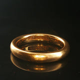 Antique 18k Yellow Gold 5.7g Solid Polished 3.5mm Band Ring Size 6