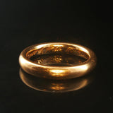 Antique 18k Yellow Gold 5.7g Solid Polished 3.5mm Band Ring Size 6