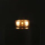 18k Yellow Gold 4.3g Vintage Solid Polished 6.5mm Band Ring Size 6.5
