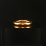 Antique 18k Yellow Gold 5.3g Vintage Solid Polished 3.5mm Band Ring Size 7.5