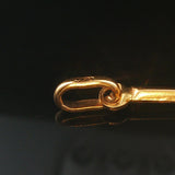 18k Yellow Gold 2.4g Vintage Cross Crucifix Pendant 1.5"