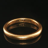 18k Yellow Gold 5.7g Vintage Solid Polished 3mm Men's Band Ring Size 10