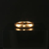 Antique 18k Yellow Gold 5.2g Solid Polished 3.5mm Ladies Band Ring Size 5.5