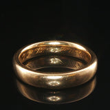 Antique 18k Yellow Gold 5.2g Solid Polished 3.5mm Ladies Band Ring Size 5.5